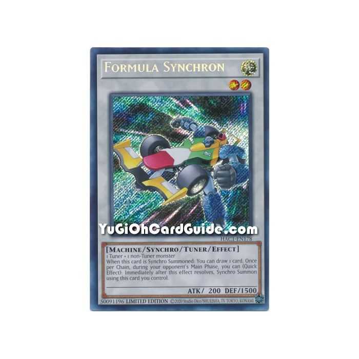 Formula Synchron (Secret Rare) – Hidden Arsenal Chapter 1 | Carta YUGIOH en México