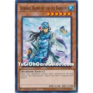 General Raiho of the Ice Barrier (Common) – Hidden Arsenal Chapter 1 | Carta YUGIOH en México