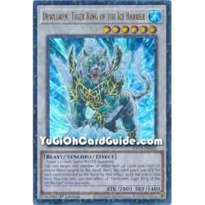 Dewloren, Tiger King of the Ice Barrier (Ultra Rare/Duel Terminal) – Hidden Arsenal Chapter 1 | Carta YUGIOH en México