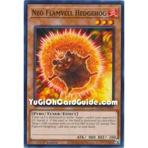 Neo Flamvell Hedgehog (Common) – Hidden Arsenal Chapter 1 | Carta YUGIOH en México