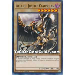 Ally of Justice Clausolas (Common) – Hidden Arsenal Chapter 1 | Carta YUGIOH en México