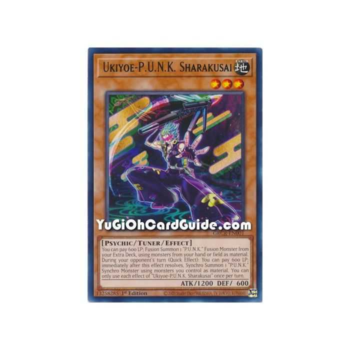Ukiyoe-P.U.N.K. Sharakusai (Rare) – The Grand Creators | Carta YUGIOH en México