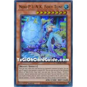 Noh-P.U.N.K. Foxy Tune (Ultra Rare) – The Grand Creators | Carta YUGIOH en México