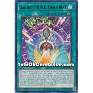 Gagaku-P.U.N.K. Crash Beat (Rare) – The Grand Creators | Carta YUGIOH en México