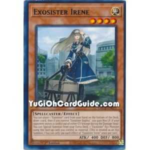Exosister Irene (Rare) – The Grand Creators | Carta YUGIOH en México