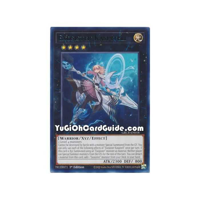 Exosister Kaspitell (Rare) – The Grand Creators | Carta YUGIOH en México