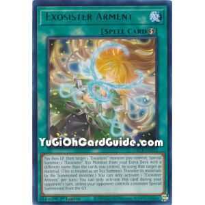 Exosister Arment (Rare) – The Grand Creators | Carta YUGIOH en México