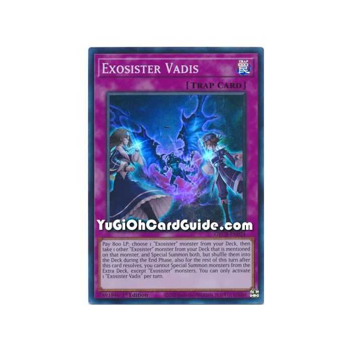 Exosister Vadis (Super Rare) – The Grand Creators | Carta YUGIOH en México