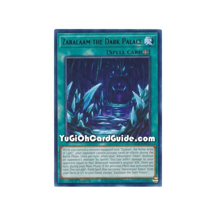 Zaralaam the Dark Palace (Rare) – The Grand Creators | Carta YUGIOH en México