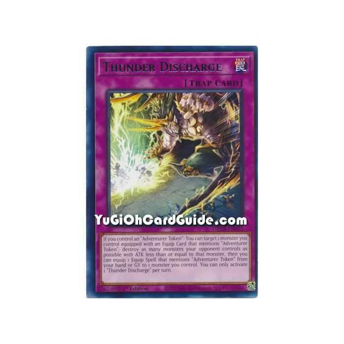 Thunder Discharge (Rare) – The Grand Creators | Carta YUGIOH en México