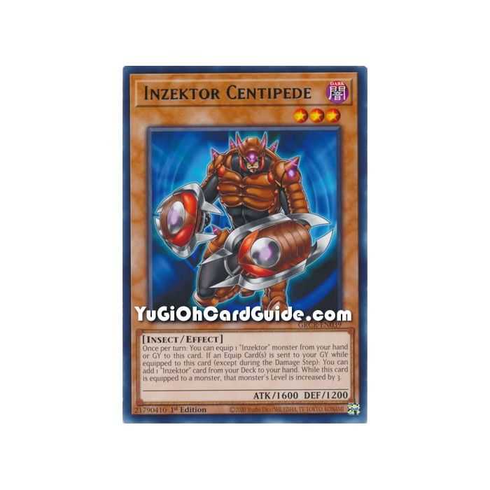 Inzektor Centipede (Rare) – The Grand Creators | Carta YUGIOH en México