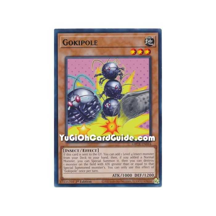 Gokipole (Rare) – The Grand Creators | Carta YUGIOH en México
