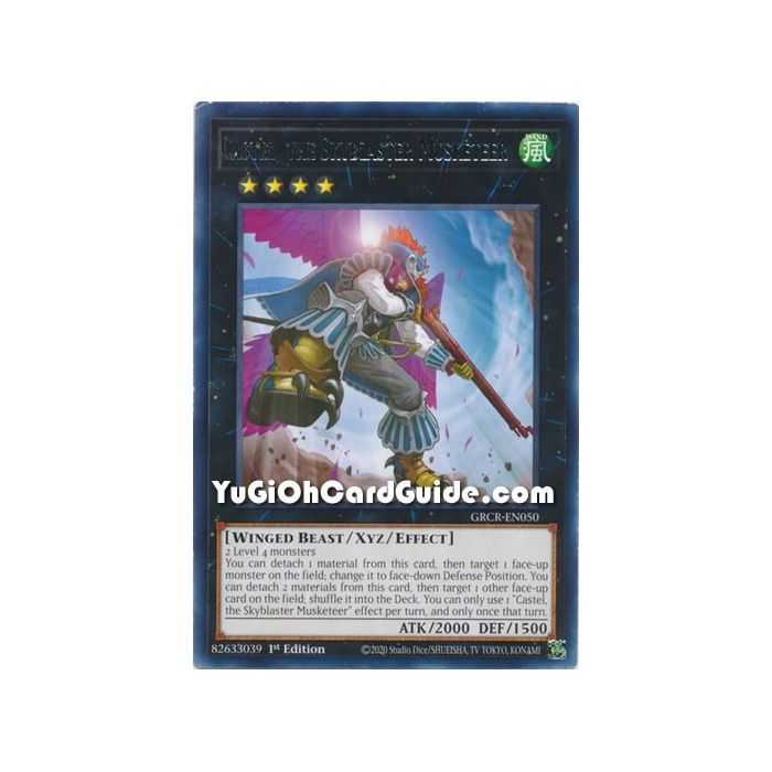 Castel, the Skyblaster Musketeer (Rare) – The Grand Creators | Carta YUGIOH en México