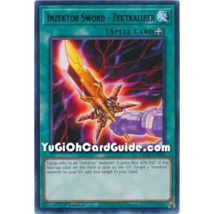 Inzektor Sword - Zektkaliber (Rare) – The Grand Creators | Carta YUGIOH en México