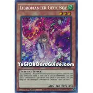 Libromancer Geek Boy (Secret Rare) – Battle of Chaos | Carta YUGIOH en México