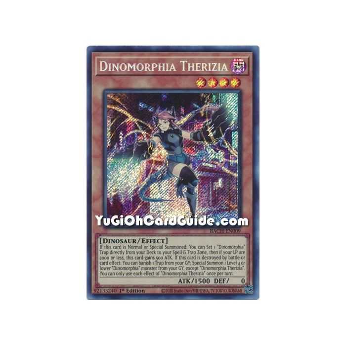 Dinomorphia Therizia (Secret Rare) – Battle of Chaos | Carta YUGIOH en México