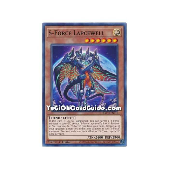 S-Force Lapcewell (Common) – Battle of Chaos | Carta YUGIOH en México