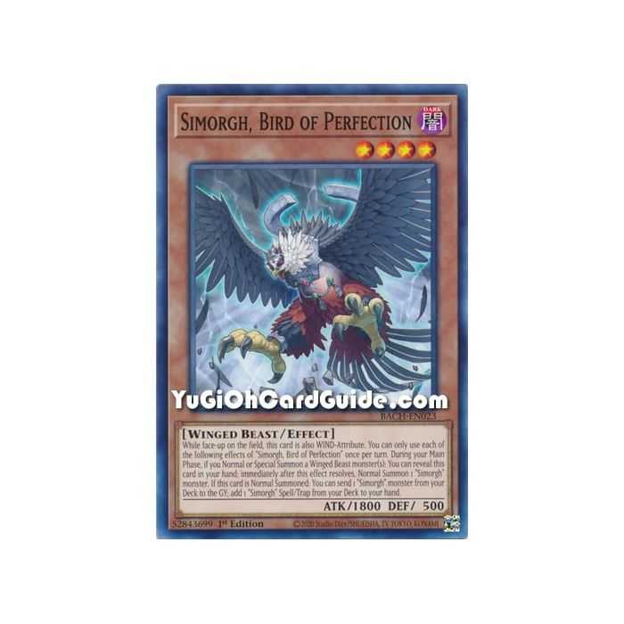 Simorgh, Bird of Perfection (Common) – Battle of Chaos | Carta YUGIOH en México