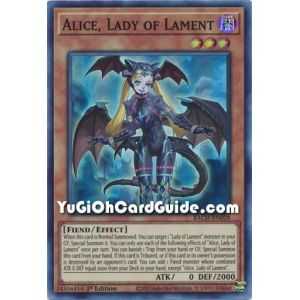 Alice, Lady of Lament (Super Rare) – Battle of Chaos | Carta YUGIOH en México