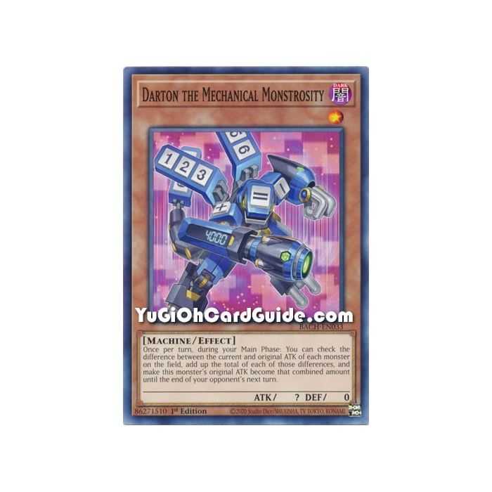 Darton the Mechanical Monstrosity (Common) – Battle of Chaos | Carta YUGIOH en México
