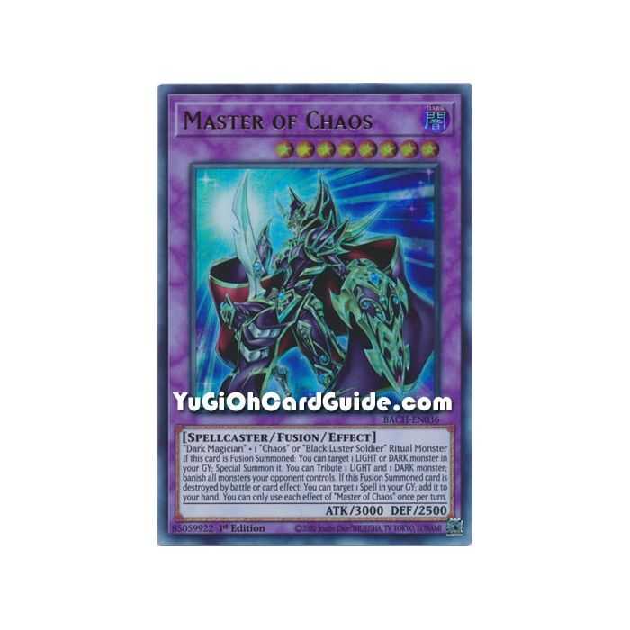 Master of Chaos (Ultra Rare) – Battle of Chaos | Carta YUGIOH en México