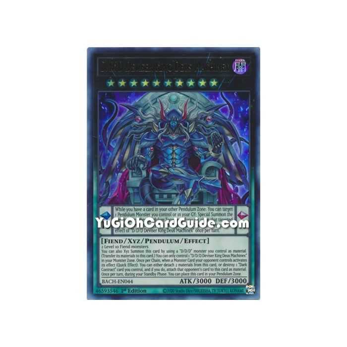 D/D/D Deviser King Deus Machinex (Ultra Rare) – Battle of Chaos | Carta YUGIOH en México