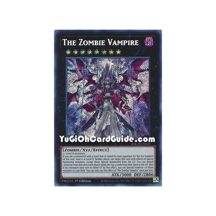 The Zombie Vampire (Secret Rare) – Battle of Chaos | Carta YUGIOH en México