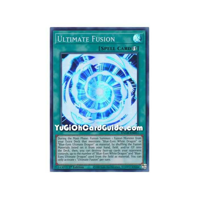 Ultimate Fusion (Super Rare) – Battle of Chaos | Carta YUGIOH en México