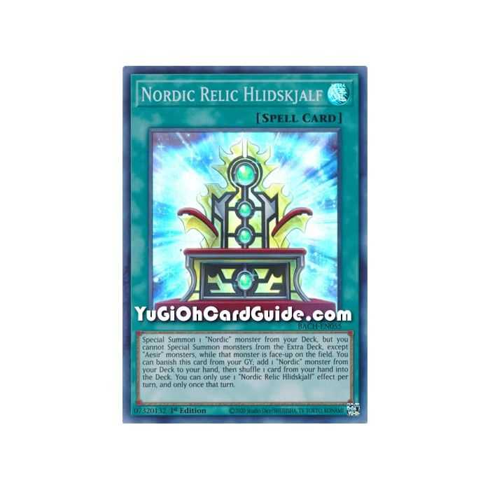 Nordic Relic Hlidskjalf (Super Rare) – Battle of Chaos | Carta YUGIOH en México