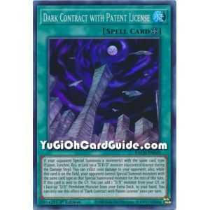 Dark Contract with Patent License (Super Rare) – Battle of Chaos | Carta YUGIOH en México
