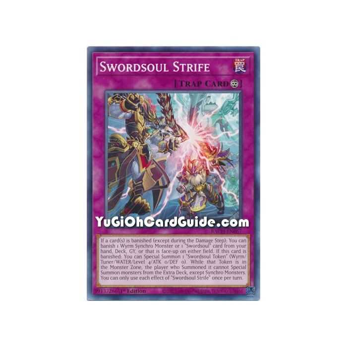 Swordsoul Strife (Common) – Battle of Chaos | Carta YUGIOH en México