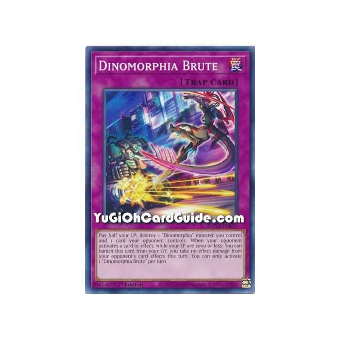 Dinomorphia Brute (Common) – Battle of Chaos | Carta YUGIOH en México