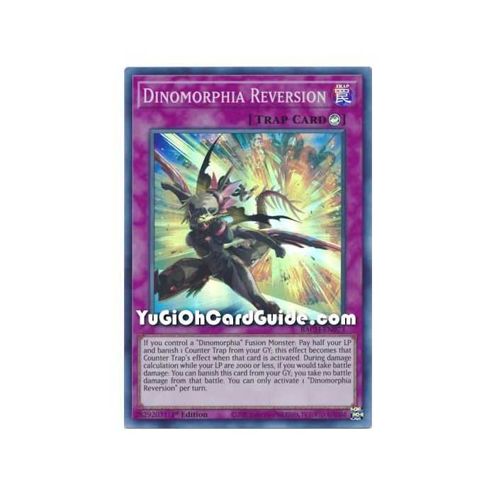 Dinomorphia Reversion (Super Rare) – Battle of Chaos | Carta YUGIOH en México