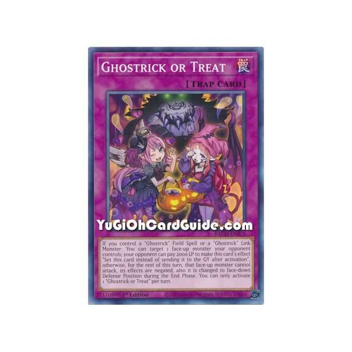 Ghostrick or Treat (Common) – Battle of Chaos | Carta YUGIOH en México