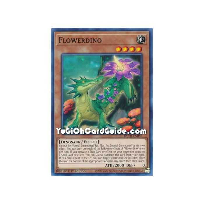 Flowerdino  (Common) – Battle of Chaos | Carta YUGIOH en México