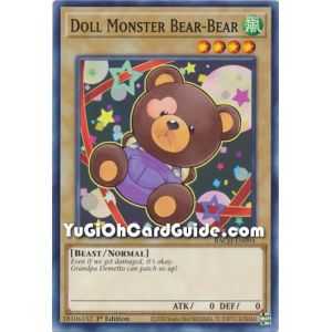 Doll Monster Bear-Bear (Common) – Battle of Chaos | Carta YUGIOH en México