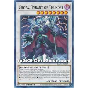 Groza, Tyrant of Thunder (Common) – Battle of Chaos | Carta YUGIOH en México