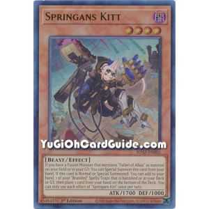 Springans Kitt (Ultra Rare) – Albaz Strike Structure Deck | Carta YUGIOH en México