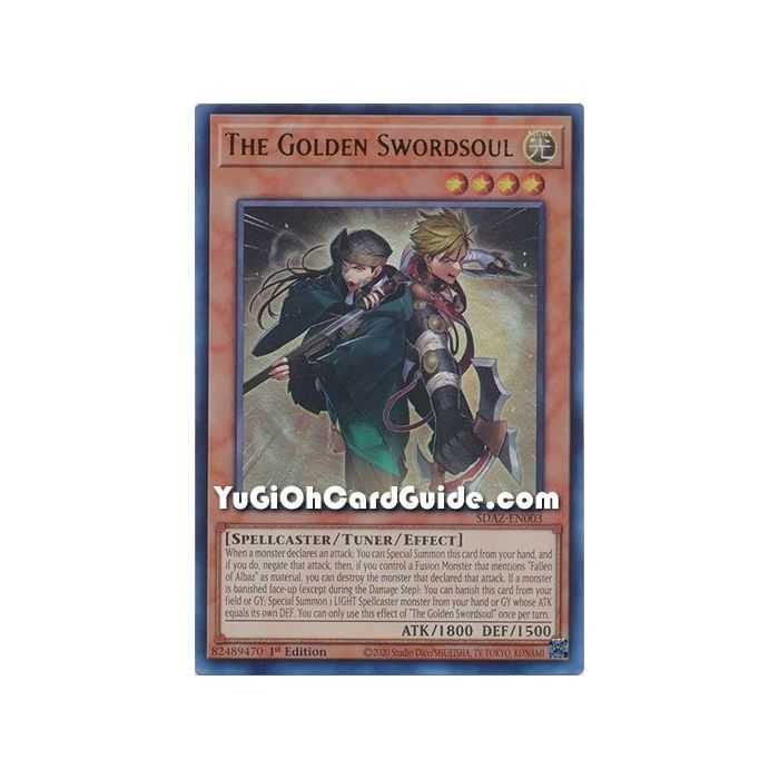 The Golden Swordsoul (Ultra Rare) – Albaz Strike Structure Deck | Carta YUGIOH en México