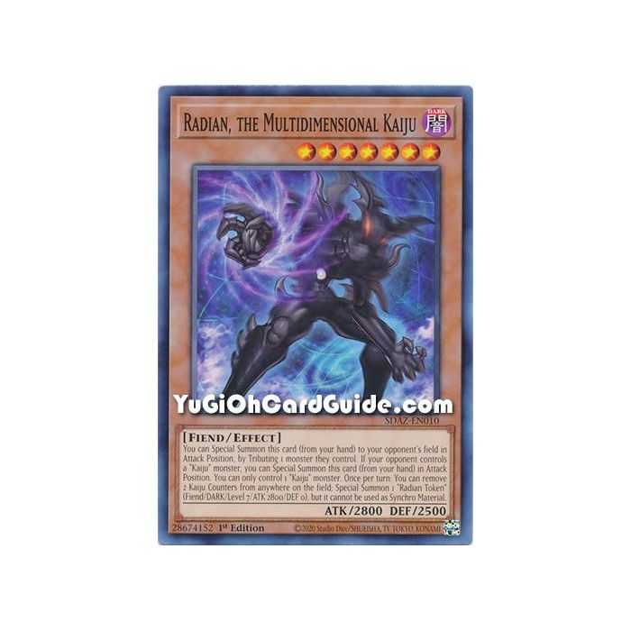 Radian, the Multidimensional Kaiju (Common) – Albaz Strike Structure Deck | Carta YUGIOH en México