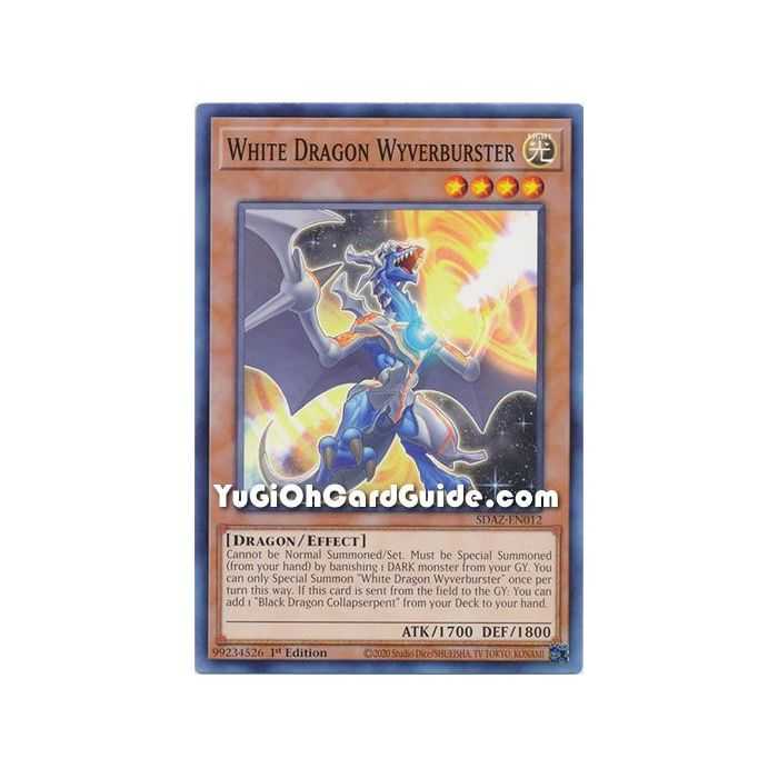 White Dragon Wyverburster (Common) – Albaz Strike Structure Deck | Carta YUGIOH en México