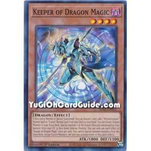 Keeper of Dragon Magic (Common) – Albaz Strike Structure Deck | Carta YUGIOH en México