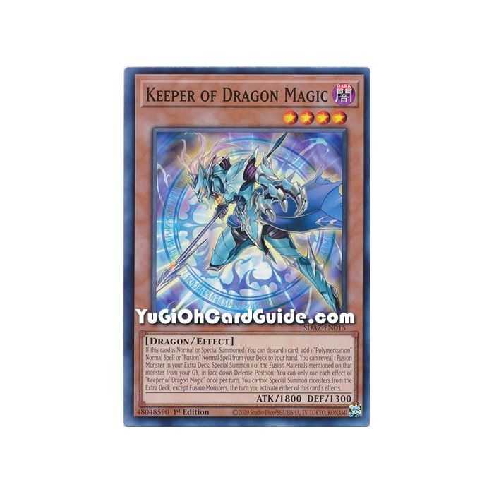 Keeper of Dragon Magic (Common) – Albaz Strike Structure Deck | Carta YUGIOH en México