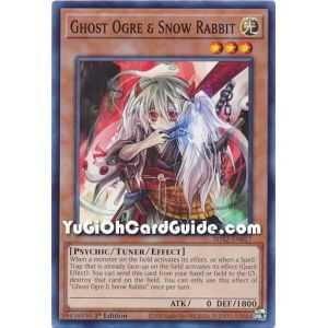 Ghost Ogre & Snow Rabbit (Common) – Albaz Strike Structure Deck | Carta YUGIOH en México