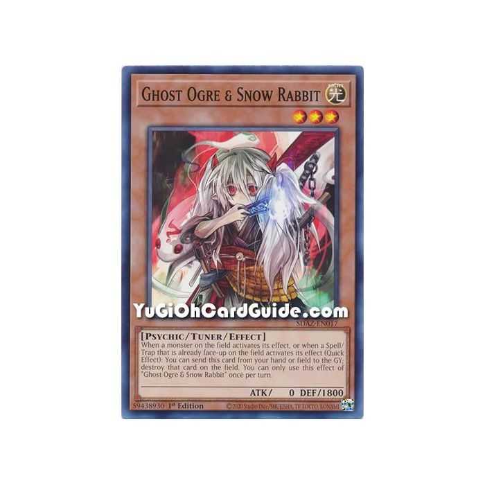 Ghost Ogre & Snow Rabbit (Common) – Albaz Strike Structure Deck | Carta YUGIOH en México
