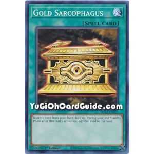 Gold Sarcophagus (Common) – Albaz Strike Structure Deck | Carta YUGIOH en México