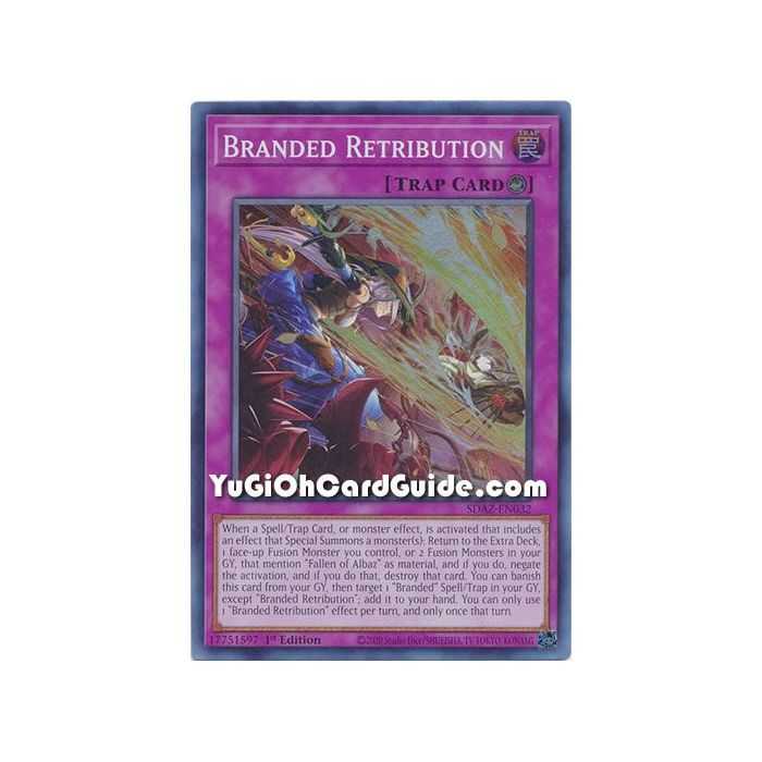 Branded Retribution (Super Rare) – Albaz Strike Structure Deck | Carta YUGIOH en México