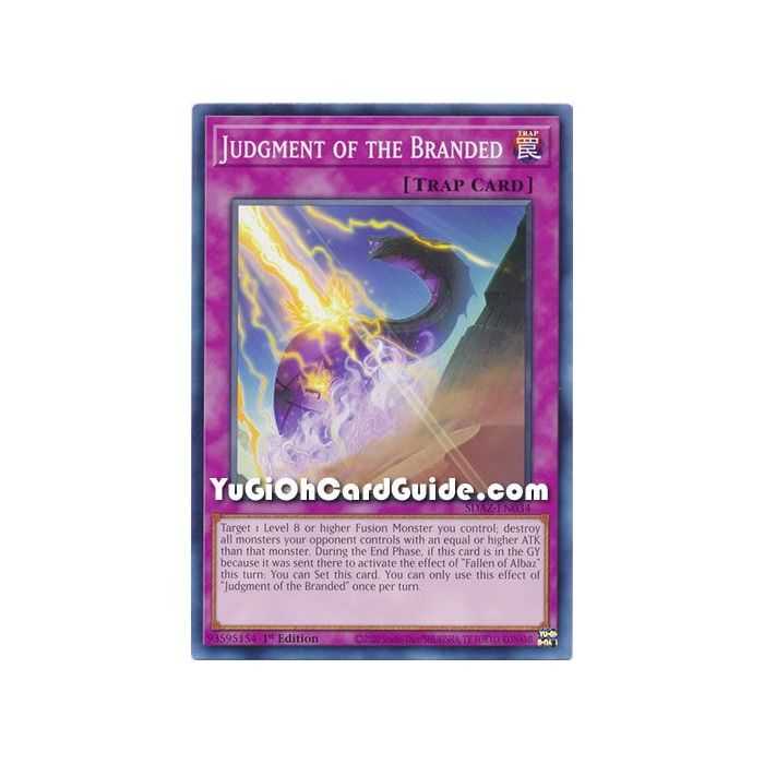 Judgment  of the Branded (Common) – Albaz Strike Structure Deck | Carta YUGIOH en México