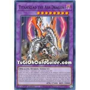 Titaniklad the Ash Dragon (Common) – Albaz Strike Structure Deck | Carta YUGIOH en México