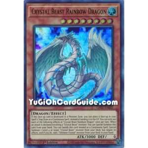 Crystal Beast Rainbow Dragon (Ultra Rare) – Ghosts From the Past The 2nd Haunting | Carta YUGIOH en México